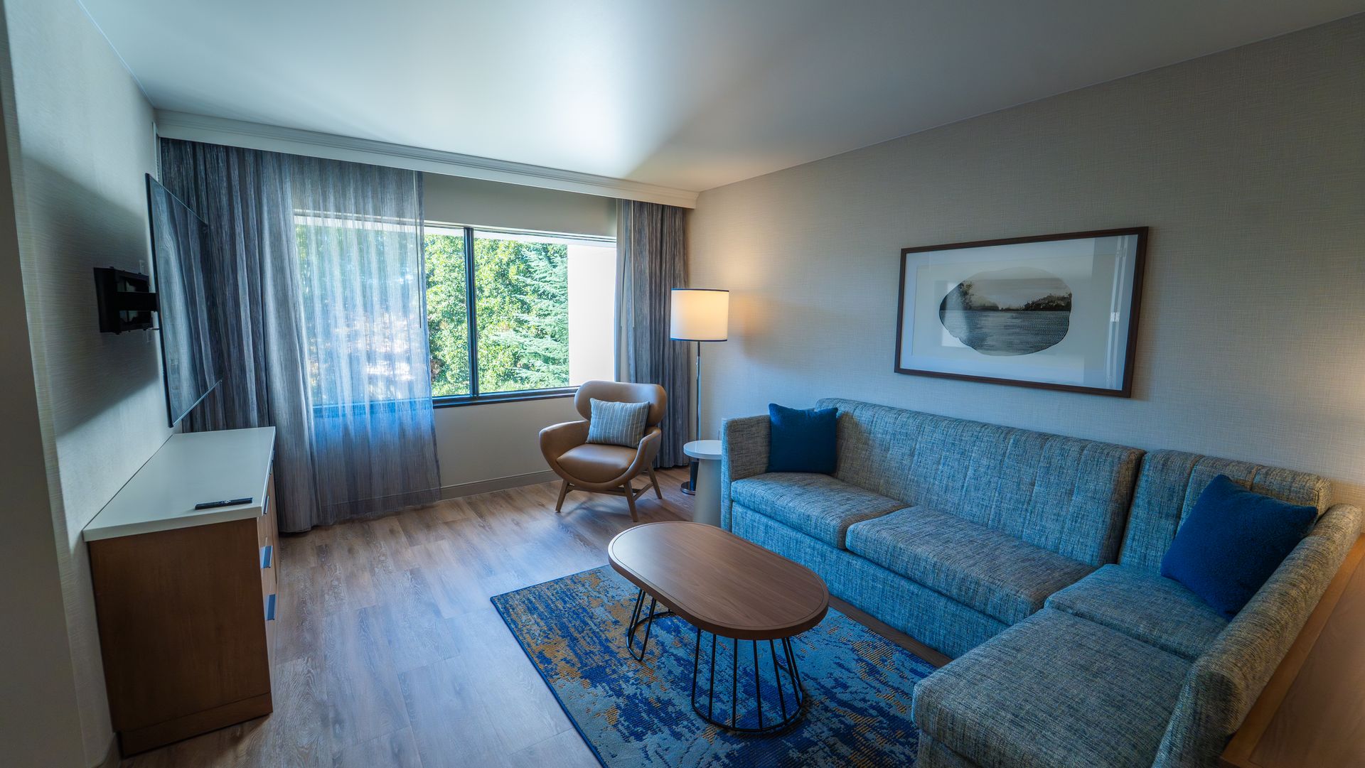 Wellness-oriented hotel interiors